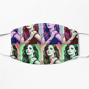 Jessica Chastain Pop Art Flat Mask