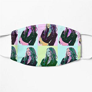 Jessica Chastain Pop Art Flat Mask