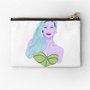 Jessica Chastain mint Zipper Pouch