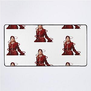 Jessica Chastain  RED Desk Mat