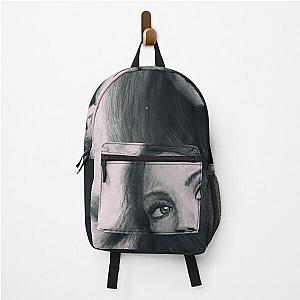 Jessica Chastain - Pastel on Canvas Painting Backpack