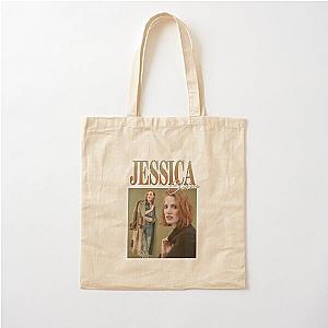 Music Vintage Jessica Chastain Gift Music Fans Cotton Tote Bag