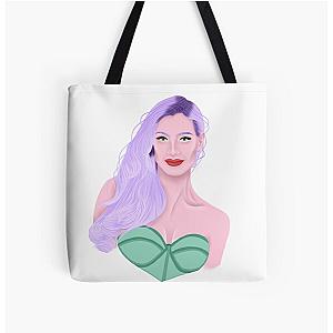 Jessica chastain pinj All Over Print Tote Bag