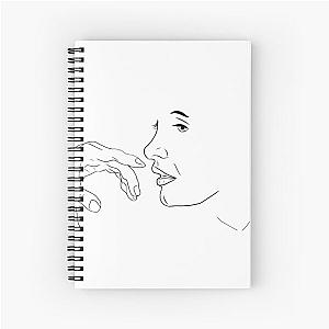 JESSICA CHASTAIN -- MINIMALISTIC Spiral Notebook