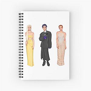 anya taylor-joy, emma d'arcy, jessica chastain stickers Spiral Notebook