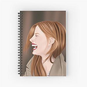 Jessica Chastain Portrait Spiral Notebook