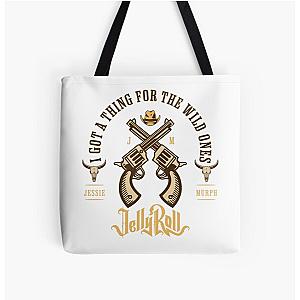 JESSIE MURPH and Jelly Roll I got a thing for the wild ones All Over Print Tote Bag