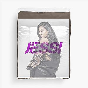 Jessi Transparent Nametag   	 Duvet Cover