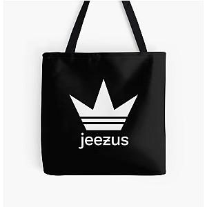 Jesus Is King Bags - Jeezus Crown Jesus is King All Over Print Tote Bag RB0309