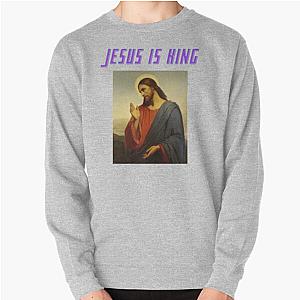 Jesus Is King Sweatshirts - JESUS IS KING LIMITED merch  Pullover Sweatshirt RB0309