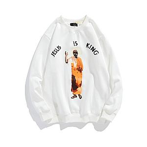 Jesus Is King Sweatshirts - Kanye West Jesus Is King Pullover Loose Sweatshirt JSK0309