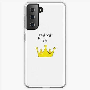 Jesus Is King Cases - jesus is king sticker  Samsung Galaxy Soft Case RB0309