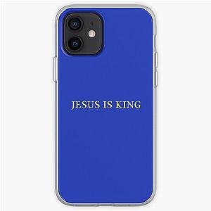 Jesus Is King Cases - Jesus is King - Kanye West (Yellow on Blue) iPhone Soft Case RB0309