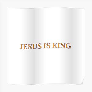 Jesus Is King Posters - Jesus is King Sticker Poster RB0309