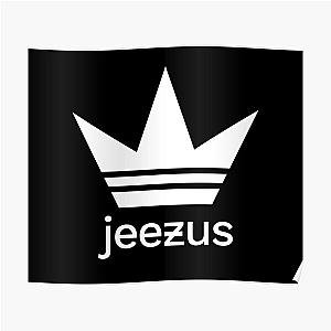 Jesus Is King Posters - Jeezus Crown Jesus is King Poster RB0309