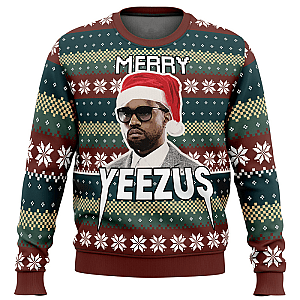 Jesus Is King Ugly Sweater - Merry Yeezus Kanye West Ugly Christmas Sweater