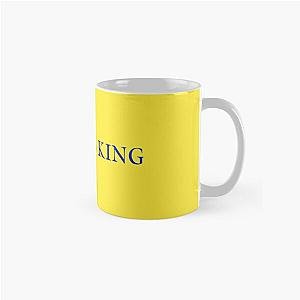 Jesus Is King Mugs - Jesus is King - Kanye West (Blue on Yellow) Classic Mug RB0309