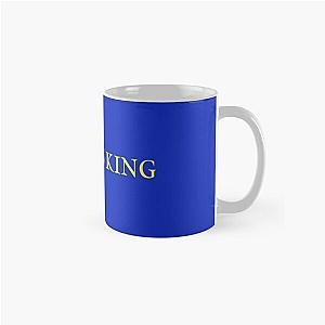 Jesus Is King Mugs - Jesus is King - Kanye West (Yellow on Blue) Classic Mug RB0309