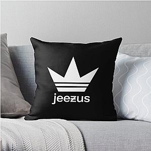 Jesus Is King Pillows - Jeezus Crown Jesus is King Throw Pillow RB0309