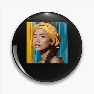 Men Women Beautiful Model Jhene Aiko Cute Graphic Gift Essential T-Shirt Pin