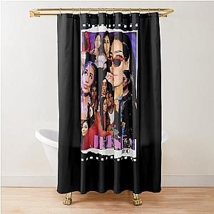 Jhene Aiko Graphic Design Shower Curtain