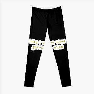 Jhene Aiko Born Tired Sticker Leggings