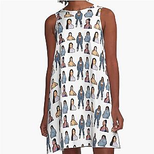 Jhene Aiko Sticker Pack - Birthday Christmas  A-Line Dress