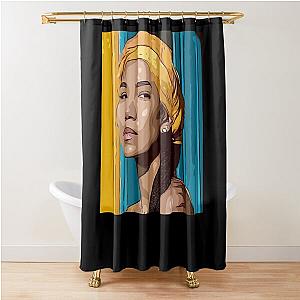 Men Women Beautiful Model Jhene Aiko Cute Graphic Gift Essential T-Shirt Shower Curtain