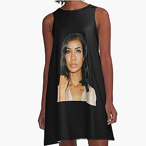 Jhene Aiko Sticker A-Line Dress