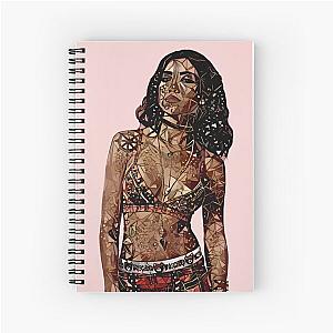 Abstract Jhene Aiko Spiral Notebook