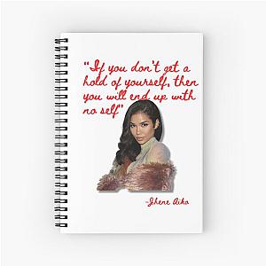 Jhene Aiko ("Sailing Not Selling Lyrics) Spiral Notebook