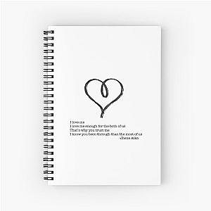 Jhene Aiko Drake From Time lyrics mug Triggered Spiral Notebook