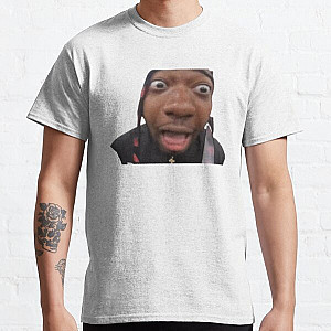 Jidion T-Shirts - JiDion meme face on the news Classic T-Shirt RB1609