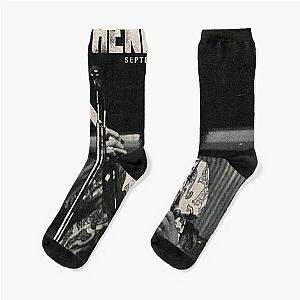 Black white Jimi - Copenhagen Concert Poster Socks