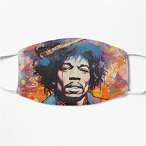 jimmy hendrix blotter Flat Mask