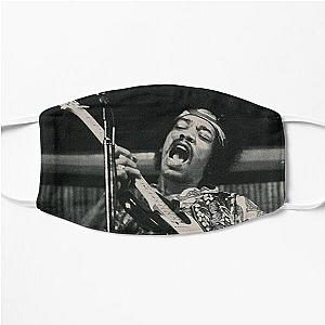 Black white Jimi - Copenhagen Concert Poster Flat Mask