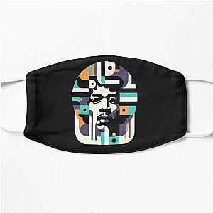 Abstract Guitar Legend - jimmy hendrix Flat Mask