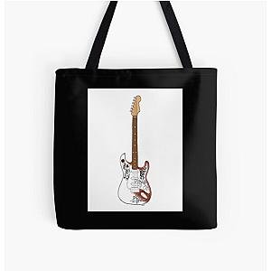 Jimi Hendrix Monterey Pop Guitar Poster All Over Print Tote Bag