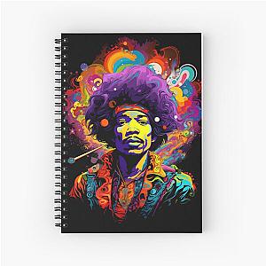 jimmy hendrix Spiral Notebook