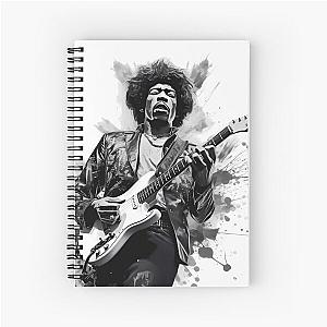 jimmy hendrix Spiral Notebook