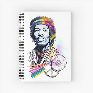 Hendrix in Sketch Spiral Notebook