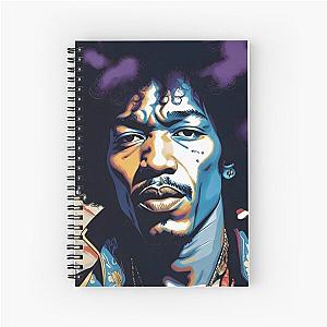 Jimmy Hendrix Classic T-shirts Spiral Notebook