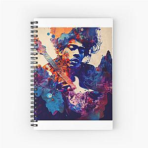 Jimi Gone Live Spiral Notebook