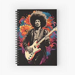 Jimmy Hendrix Vintage Spiral Notebook