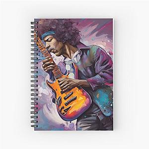 Jimi Hendrix - Reinventing The Guitar 2 Spiral Notebook