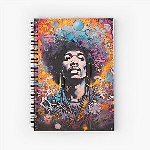 jimmy hendrix Spiral Notebook