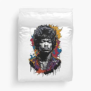 Jimi Hendrix image Duvet Cover