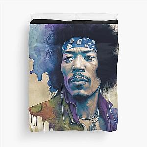 aquarellix jimi Duvet Cover