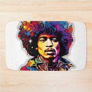 jimmy hendrix Bath Mat