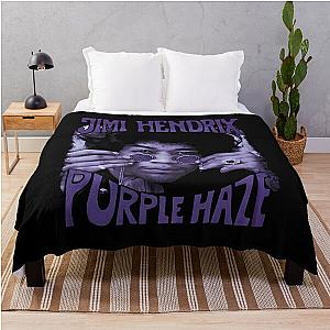 blues music "jimi" hendrix Throw Blanket